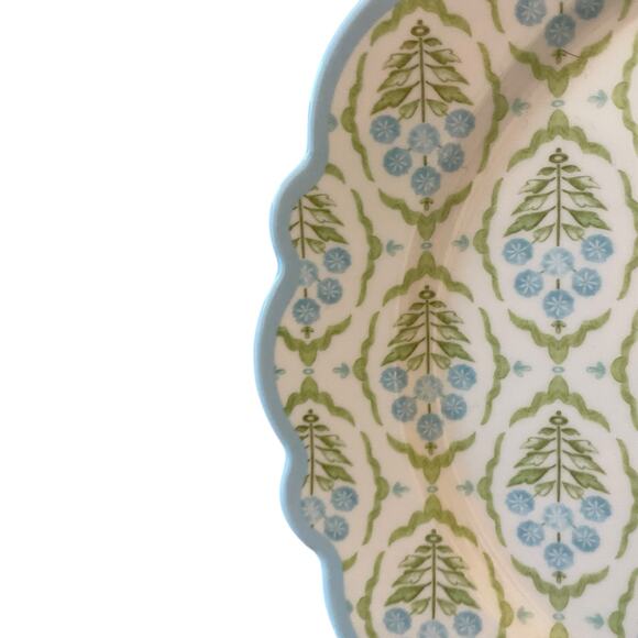 Lillian August French Farmhouse Floral Melamine Salad Plates 9in Set of 4 New - Picture 10 of 15